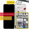 REALME DISPLAY REALME C21Y RMX3261 RMX3263 SCHERMO LCD VETRO MONITOR +COLLAeKIT