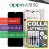 OPPO DISPLAY ORIGINALE OPPO A78 5G CPH2483 CPH2495 SCHERMO LCD VETRO +COLLAeKIT