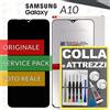 Samsung DISPLAY ORIGINALE SAMSUNG GALAXY A10 SM-A105 SCHERMO LCD VETRO +COLLAeKIT