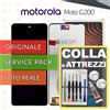 Motorola DISPLAY ORIGINALE MOTOROLA MOTO G200 5G XT2175-SCHERMO LCD VETRO +COLLAeKIT