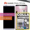 Huawei DISPLAY HUAWEI MATE 10 LITE RNE-L01 L21 LCD SCHERMO VETRO BIANCO +COLLAeKIT
