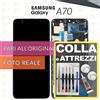 Samsung DISPLAY SAMSUNG GALAXY A70 SM-A705 SCHERMO OLED FRAME VETRO LCD +COLLAeKIT