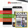 Huawei DISPLAY ORIGINALE HUAWEI P10 VTR-L09 L29 SCHERMO LCD BIANCO VETRO +COLLAeKIT