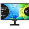 Samsung Full HD Smart TV 24'' UE24F6000FUXZT, Hyper Real Processor, HDR & Pur Color, Smart Experience, OTS Lite & Adaptive Sound, SlimLook Design, edizione speciale PACCHETTO INTRATTENIMENTO, 2025