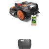 Worx Landroid Vision Cloud WR306E 2WD Robot Tagliaerba con modulo Find My Landroid, Senza Filo Perimetrale per 500 m², (Evitamento Ostacoli AI, Navigazione VSLAM + RTK Cloud, Mappatura Automatica)