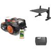 Worx Vision Cloud WR306E 2WD robot rasaerba+garage+Find-My-Landroid, 600 m²