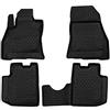 ELEMENT Set di Tappetini Auto in Gomma TPE 3D per Fiat 500L | 2012-2022 | Tappetini Auto Originali 100% Adatti, Gomma Auto Universali Resistanti