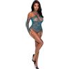 Magic Silk Baby Dolls & Negligees-S166TEA1SZ blu-verde, taglia unica