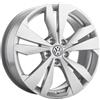 Volkswagen ID.3 Cerchio in Lega Loen, Alluminio-Magnesio-Silicio, Brillantsilber, 7,5J x 19, 5 Fori, PCD 112mm, ET 50mm, 215/50 R19