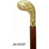 fatto a mano MANICO TESTA DA GOLF IN OTTONE MASSICCIO STILE VITTORIANO BELLISSIMO BASTONE/...