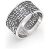 Amen Anello Amen Padre Nostro in Argento