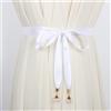 Fascia In Raso Con Cintura A Strappo Per Abito Camicia In Rinite