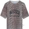 Ganni K2500 943 FW25 Women's Leopard Wool Blend Knit 143665769 [U]