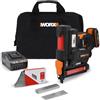 WORX WX844 Graffatrice 20 V con batteria 2 Ah e caricabatterie rapido | 18 GA, graffe da 10 a 40 mm, 2 modalità di sparo, sblocco senza attrezzi, regolabile, 200 graffe incluse