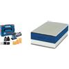 Bosch Professional 06012A2300 Levigatrice Orbitale GSS 160-1 A Multi, Ø Orbita 1.6 mm, in Valigetta L-BOXX, 180 W + 1x Spugna EXPERT Dual Density per Legno, 80 x 133 mm, include Abrasivi a Rete EXPERT