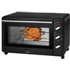 Clatronic Multi-Four MBG 3728, 30 litres d'espace de cuisson, convection + chaleur supérieure et inférieure, minuteur de 90 minutes avec signal de fin, noir