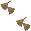 2 Pack Scope Mano Scopa Da Tavola Manuali Per Pulizia Spazzatrice Tavolo Cucina
