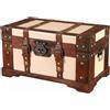 Scatola in Legno con Coperchio Vintage Bauletto con Coperchio Retrò Scatola di
