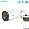 Reolink Telecamera sicurezza Esterno CX810 4K PoE con Visione Notturna Colori IA