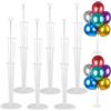 Carehabi 6 Set Supporto per Palloncini Kit Bastoncini per Palloncini | Supporto Palloncini da Tavolo Supporti Trasparenti per Palloncini per matrimoni, compleanni, decorazioni