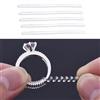 12 PCS Distanziatore Per Anello Da Dito Misuratore Invisibile Anelli Regolabile