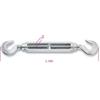 Beta 8007Z M16 - Tenditori a due ganci zincati