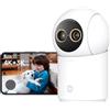 XIAOMI C701 Pro Telecamera di Sicurezza da Interni 4K+3K a Doppia Lente | Panoramica 360° e Inclinazione 180° Zoom Automatico Dual-Band WiFi 6 Compatibile con Alexa e Google Home