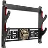 Ekkhysis Kylin Sword Wall Mount 2-Tier Velvet Padded Hook Katana Holder Display Hanger for Tanto Samurai Sword,Rapier Lightsaber,Cosplay Blade Tanjirou Demon Slayer Weapon Stand