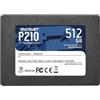 PATRIOT SSD P210 512GB SATA3 6GB/S 2,5 520/430 MB/S