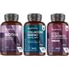 WeightWorld Collagene Marino Idrolizzato Acido Ialuronico e Biotina Capelli Cheratina Zinco