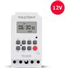 per interruttore Timer per casa Interno Outerdoor 1 Secondo A 168 Ore 1 Set 12V