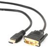 ‎Gembird Gembird 1.8m HDMI to DVI Cable with Gold Plated Connectors, CC-HDMI-DVI-6