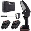 MINI MOTOSEGA A BATTERIA DA 48V A 6 POLLICI LUBRIFICATA OLIO ELETTROSEGA