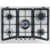 De'Longhi De'Longhi PFI 57 GH piano cottura Acciaio inox Da incasso 68 cm Gas 5 Fornello(i