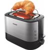 Philips Tostapane PHILIPS Viva Collection HD2639/90 730W 2 Fessure Nero Silver