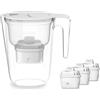 Philips Filtro caraffa Philips +3 cartucce filtranti di ricambio Micro X-Clean,