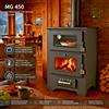 MG Stufa a Legna e Forno Mg 450 Riscalda e Cucina Forno L40x P41x H16,5 cm. 105 Kg.