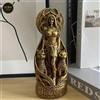 Statua Dea Freya in Resina Bronzo 21,5 cm Decorazione Norrena