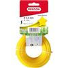 Oregon Filo giallo a forma di stella per decespugliatori e decespugliatori, cinque bordi di taglio per una finitura pulita, nylon di grado professionale, adatto a tutti i tagliabordi standard, 2,4