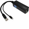 Revotech Splitter Poe Attivo 5V/2.4A Micro USB Plug, Uscita da 48V Poe a USB 5V/