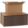Scatole di Cartone per Spedizione 25.4x15.3x15.3cm Marrone Set 40
