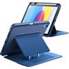 Custodia con Supporto Regolabile per iPad (A16) 11ª/10ª Gen Nero Per 2025/2022