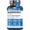 MAGNESIO COMPLETO 400Mg - 5 in 1 - Magnesio Bisglicinato + Citrato + Pidolato +