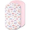 VRC Products Lovely Hippo Lenzuola Next to Me 2PZ - 2 Lenzuola con Angoli 100% Cotone