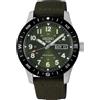 Seiko Orologio Seiko 5 Sports Field Series 41 MM Automatic SS GMT quadrante verde...