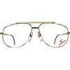 Carrera NOS Vintage CARRERA 5384 Occhiali Da Sole Aviatore Oro / Tartaruga Originale