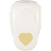 Vaessen Creative 21437-072 - Fustella Grande a Forma di Cuore, 5 cm, 1 Pezzo, Fino a 160 G/M², per Carta e Scrapbooking, Colore: Bianco/Rosa