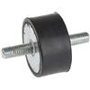 RS PRO Ammortizzatore in gomma, filettatura esterna/esterna M8, Ø 40 mm x 20 mm, 50 Shore A, confezione da 4 pezzi