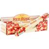 DRW Incenso Bastone Aroma Rosa Bastone 25 cm Red Rose (120 unità) + Stampino San Pancracio