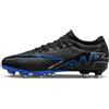 NIKE Soccer Shoe Zoom Vapor 15 PRO AG-PRO, Black/Chrome-Hyper Royal, DJ5604-040, 47 EU (12.5 US)